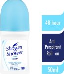 Shower To Shower Fresh Powder Deodorant Roll-on - For Women