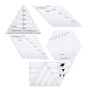 Quilting Patchwork Ruler Acrylic Quilters' Rulers Crafts Drawing Tool Set