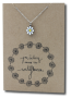 Daisy Enamel Pendant & Chain - Card 482