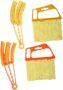4-PIECE Portable Blinds Cleaner Set Compact Shutter Brush For Home Use