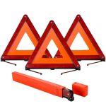 Nyxova Warning Triangle Kit Reflective Warning Road Safety Triangle Kit Foldable Safety Triangle Kit Road Emergency Warning Refl