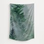 Flower Personalised Fleece Blanket Water Colour Woodlands Tree