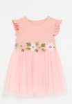PoP Candy Floral D Cor Combo Dress - Pink