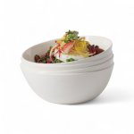 Opal 4 Piece Cereal Bowl Set White