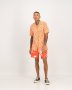 Orange Zebra Print Shirt - 1XL / Orange / Men