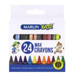 Marlin Kids Wax Crayons 8MM 24’S X 12