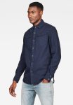 G-star Raw Arc 3D Slim Shirt Long Sleeves - Sartho Blue