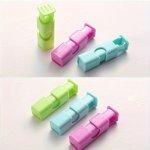 10PCS Food Bag Sealing Clips Assorted Colors Food Bag Sealing Clips Easy Squeeze Bread And Bagel Bag Clips Durable And Reusable