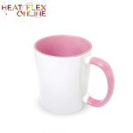 Sublimation White & Pink Mug