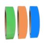3-PACK Glow-in-the-dark Tape Green Orange & Blue - 18MM X 5M Each