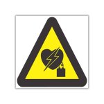 Beware Of Electro-magnetic Interference On Heart Pacemaker Safety Sign WW27