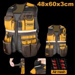 Tool Vest Adj Straps 48X60X3CM 17 Pocket 3KG