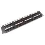 LinkQnet 48 Port Populated Patch Panel CAT6 601848336 - NET-P-PATCH6-48