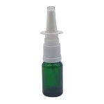 10ML Green Glass Aromatherapy Bottle With Nasal Sprayer 18 415