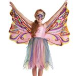 Rainbow Fairy Wings And Mask