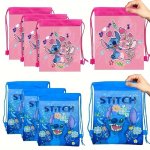 10PCS Lilo & Stitch Storage Bags Stitch Drawstring Bags Multifunctional Dustproof Party Decoration Bags Birthday Festival Gifts