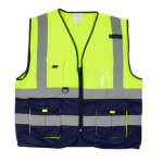 Pioneer Lime navy Siganling Vest - Lime navy 4X-LARGE