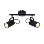 Mainty Metal Double Spotlight Black