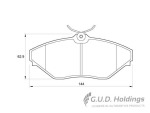 Optima Brake Pads Front For Mahindra Scorpio Gen 1