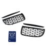 E90 Diamond Style Kidney Grills Glossblack 05 / 08 + Oms Airfreshener