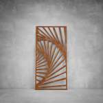 Laser Cut Screen - Design 085 - 2000 X 1000 X 20 Rust Coat Indoor