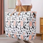 Large Capacity Moisture-proof Storage Bag - Durable Non-woven Multifunctional Quilt And Clothes Organizer For Home And Travel Po