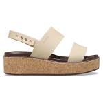 Brooklyn Cork Low Wedge - Chai W11