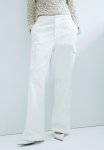 Cargo Trousers - White