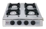 Alva GCS10 4 Burner Gas Stainless Steel Stove