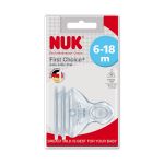 First Choice Silicone Teat 6-18 Months Medium Hole Formula 2 Pack
