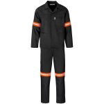 Trade Polycotton Conti Suit - Reflective Arms & Legs - Orange Tape - Yellow 58