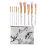10 Pieces Makeup Brush Set With Storage Pouch