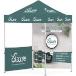 Ovation Sublimated Gazebo 2M 2M 1 Half-wall Skin 1 Full-wall Skin