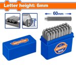 27 Piece Letter Punch Set 6 X 60MM WCC9276