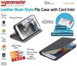 Promate Grey Folio S5 Bookcover With Inside Card Pocket