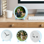 Alarm Clock 10.5X10.7X4CM 4 Colours - Light Blue