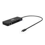 Port USB Type-c To 1 X RJ45|1 X USB3.0 SS|1 X Type-c 85W PD|1 X HDMI2.0|1 X Vga 30CM Cable Dock – Black