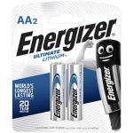 Energizer Ultimate Lithium: Aa 2 Pack