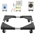 Washing Machine Stand With Wheels Movable Fridge Stand Adjustable Washer Stand Movable Dryers Base 40-66CM For Dryers Refrigerat