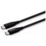 Philips Braided USB Type C To USB Type C 1.2M Cable - DLC5204C/00