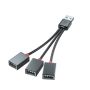 3-PORT Car USB Hub With High-temperature Resistance