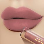1PC Lip Glaze Matte Nude Color Long Lasting Waterproof Liquid Lipstick Lip Stain Lip Tint Moisturizing Lip Gloss With High Pigme