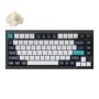 Keychron Q1 Qmk/via Rgb Wireless Custom Mechanical Keyboard Gateron Banana Switches Black