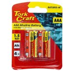 Tork Craft 4 PK 1.5V Aaa Alkaline Batteries BATLR03-4C