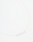 Sterling Silver Mama Pendant Necklace