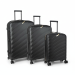 Cellini Pulse Travel Sets - 2 Piece Medium Black & Silver Trims