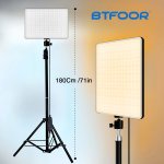 11IN Vloging Photo Studio LED Video Fill Lamp Light Panel Photography Lighting With 1.6M/63IN Triopd Stand For Live Stream LED R
