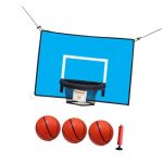 Deevoka MINI Basketball Hoop For Trampoline Outdoor Sports Toy Easy To Assemble Sun Protection Lightweight With Net Outsides For