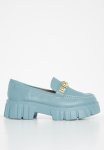 Chunky Studded Loafer - Petrol Blue