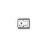 Composable Link Fatima Hand White Silver